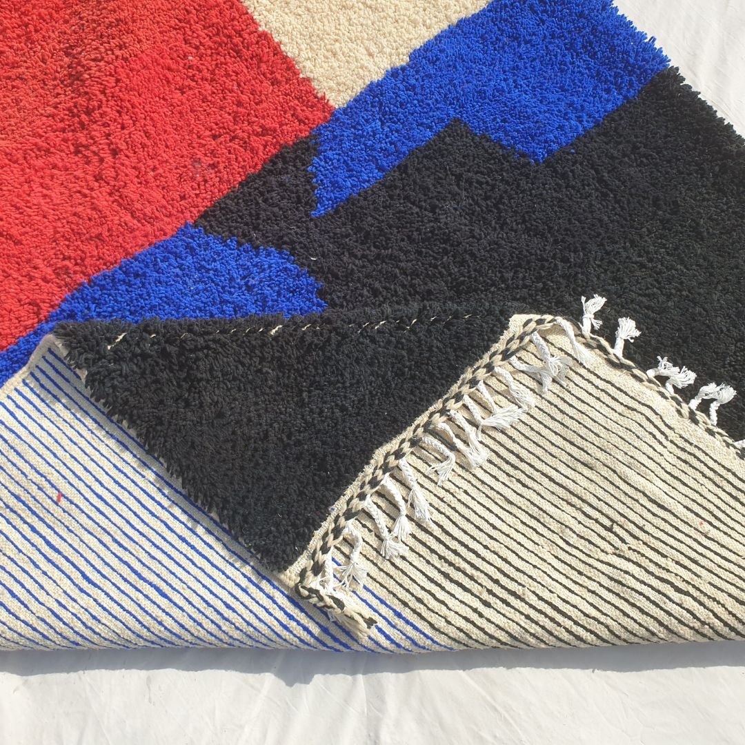 Customized SAADIA | 196x328 cm | Moroccan Colorful Rug | 100% wool handmade - OunizZ