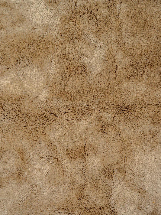 Customized Tinttat | Luxurious Sand Beige 10x15 Moroccan Rug Plush Beni Mrirt Ultra Soft | Authentic Berber wool Beni Rug - OunizZ