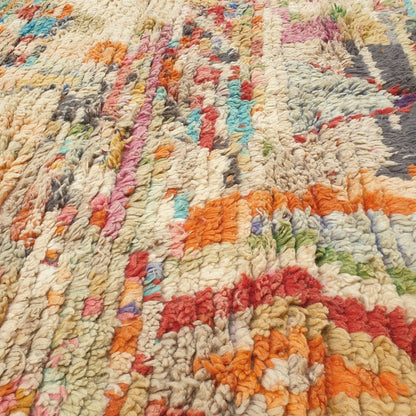 Fnaci | 9x12 Moroccan Rug - Large Colorful Boujad Berber Geometric Handwoven Carpet | 9'5"x12'4" Ft | 287x377 cm - OunizZ