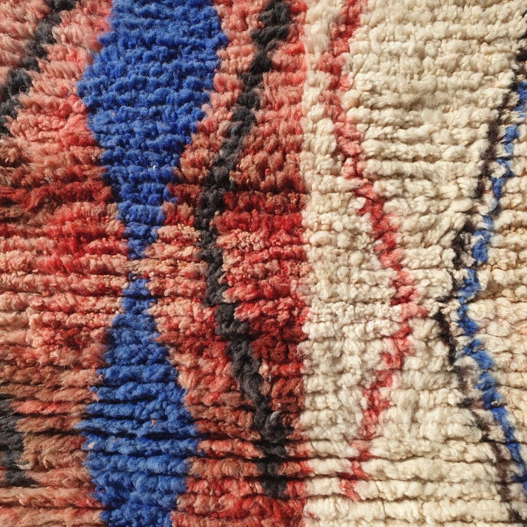 Moroccan 5x8 FT Rug Sheep Wool Handmade Boho Artistic Geometric Berber Moroccan 5x8 FT Rug Sheep Wool Handmade Boho Artistic Geometric Berber