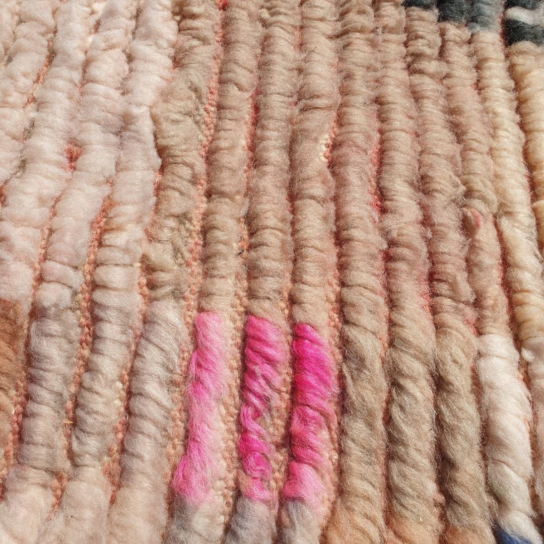 Harrda - MOROCCAN RUG 6x9 BOUJAAD Authentic Berber Rug | Handmade Living room Carpet | 9'64x6'30 Ft | 294x192 cm - OunizZ