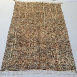 Kalida | Beni Ourain 6x10 Moroccan Rug Ultra Soft | Handmade Berber Wool Carpet | 6'53x10'10 Ft | 200x308 cm - OunizZ