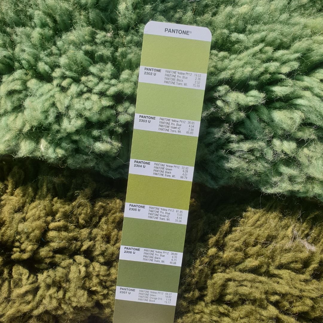 Kitia - 5x8 Olive Green Moroccan Shag Rug - Luxury Beni Mrirt Wool Rug | 5'08x8'17 ft - 155x249 cm - OunizZ