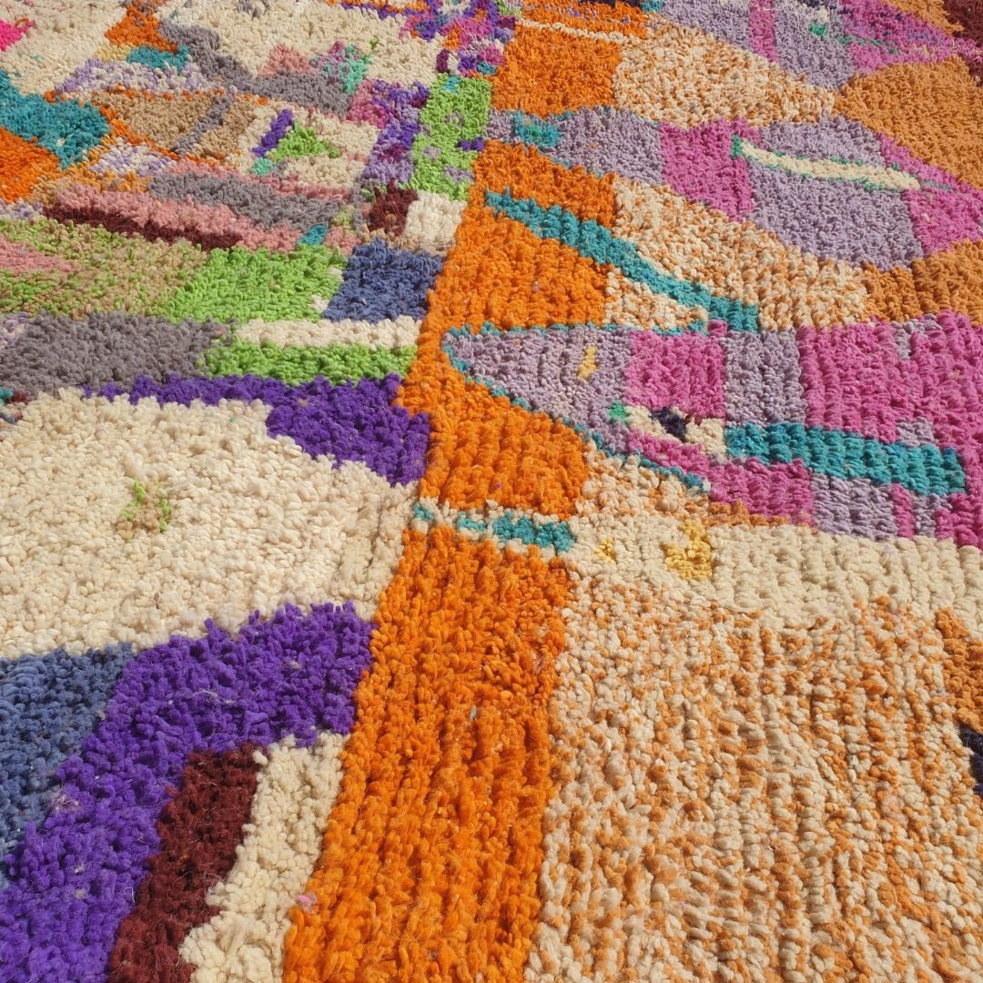 Lakhiri | Large Moroccan Rug 10x12 Berber Boujad | Authentic Handmade Living room Rug | 9'94x12'70 Ft | 303x387 cm - OunizZ