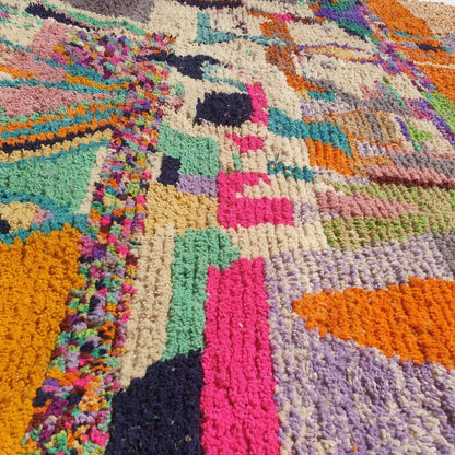 Lakhiri | Large Moroccan Rug 10x12 Berber Boujad | Authentic Handmade Living room Rug | 9'94x12'70 Ft | 303x387 cm - OunizZ