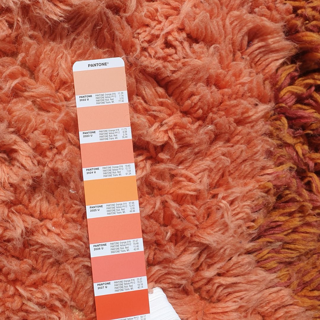 Lavme | Peach Pink Moroccan Rug 6x9 Beni Ourain Ultra Soft | Authentic Berber wool Beni Rug | 6'56x9'78 Ft | 200x298 cm - OunizZ