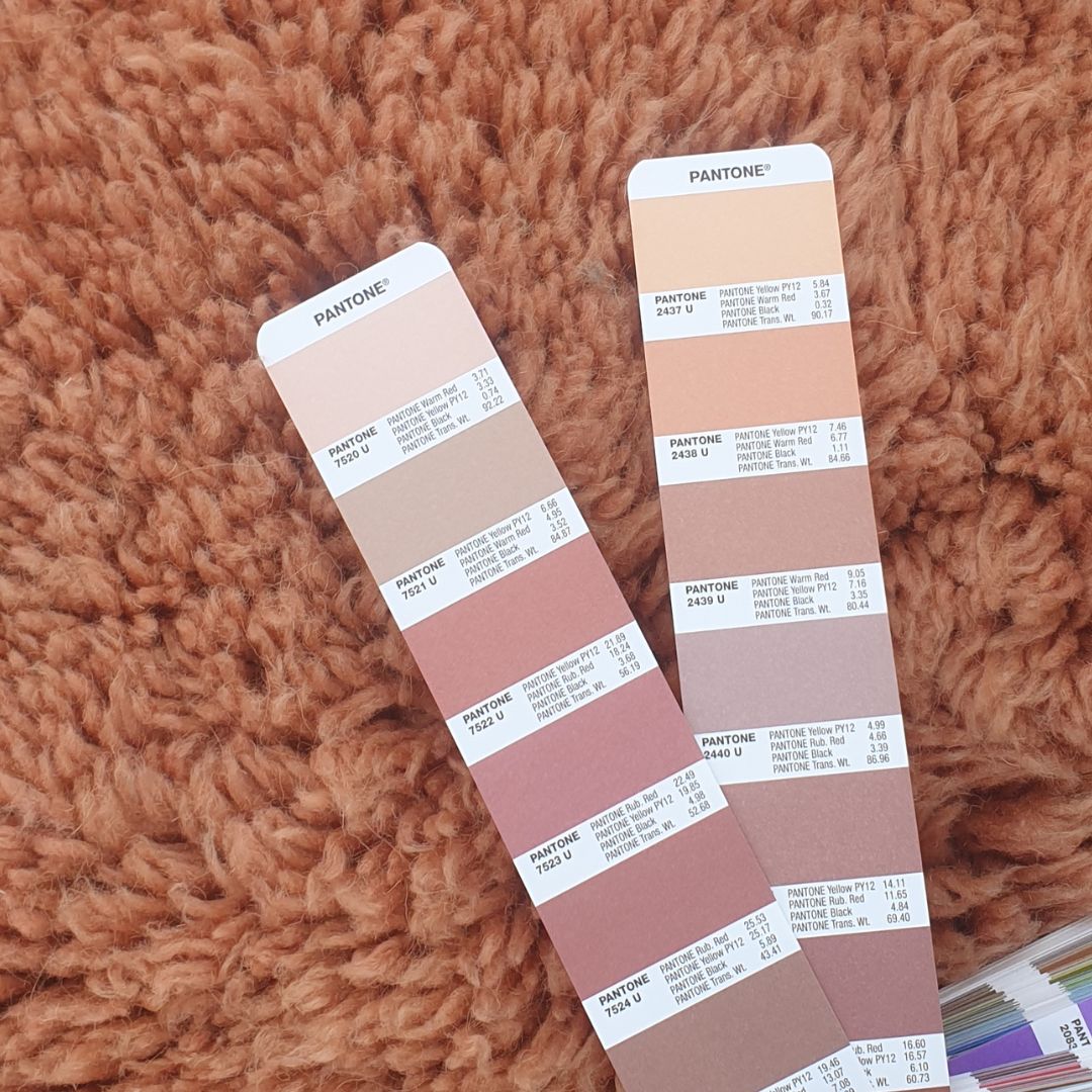 Lavmi | Luxurious Sunset Gradient Beni Mrirt Rug – Terracotta Peach Lavender Shag Wool Carpet | Custom - Rug (Made to Order) - OunizZ