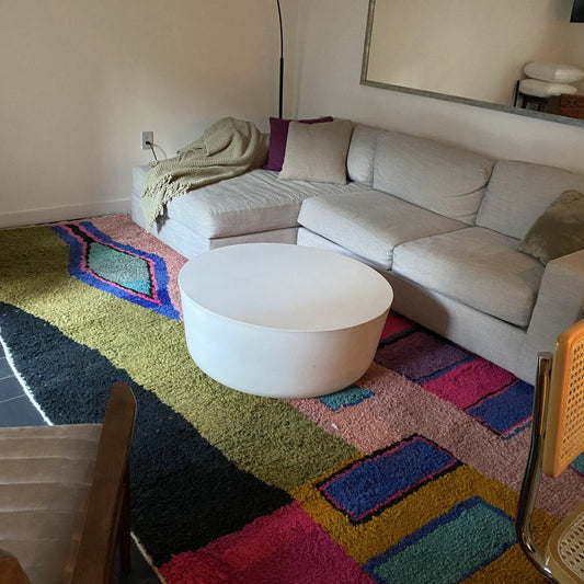 MEGHNYA | 11'6x8'6 Ft | 3,54x2,61 m | Moroccan Colorful Rug | 100% wool handmade - OunizZ