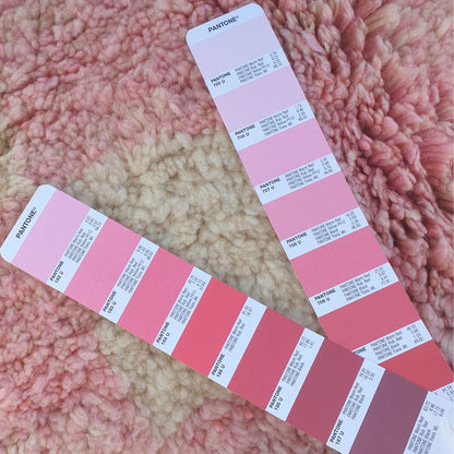 Mouassine | Checkered Pink Moroccan Rug 6x9 Beni Ourain Ultra Soft | Authentic Berber wool Beni Rug | 6'11"x9'8" Ft | 211x294 cm - OunizZ