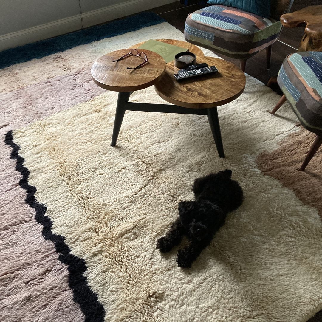 MRAYA (Super Soft Super Thick) | 9'6x7'2 Ft | 2,93x2,19 m | Moroccan Beni Mrirt Rug | 100% wool handmade - OunizZ