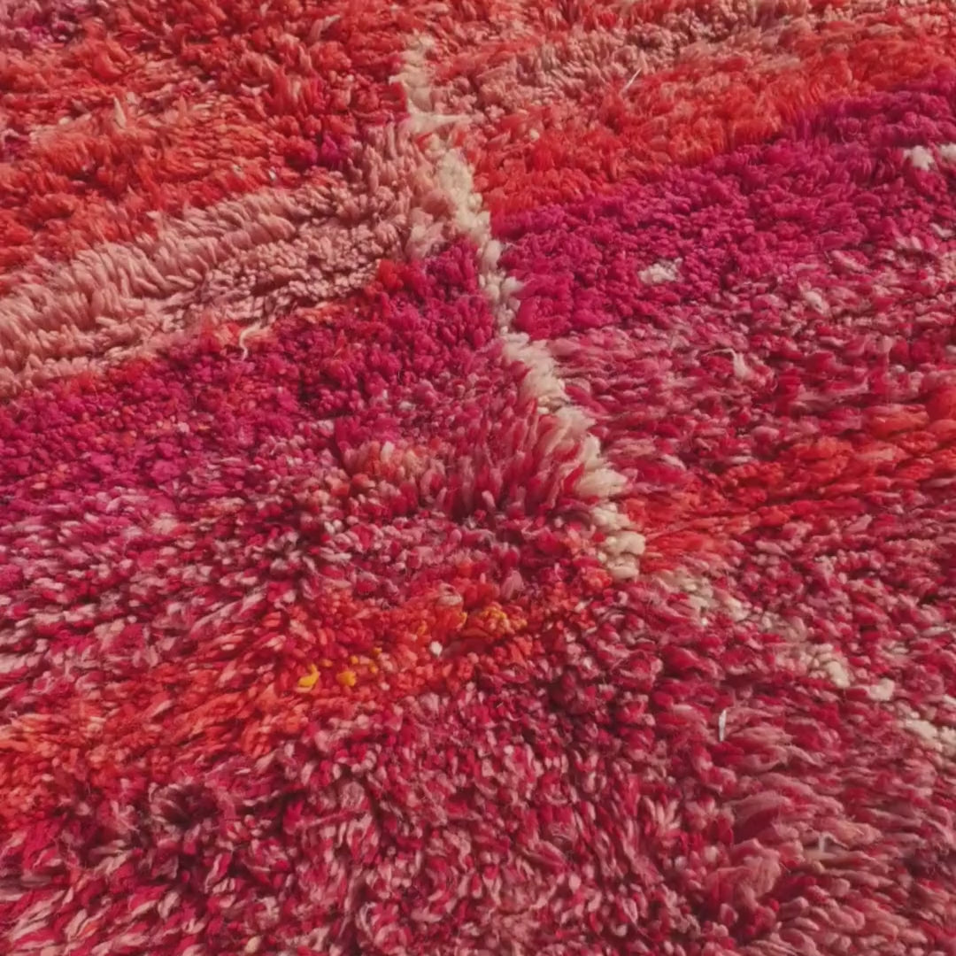 Large Beni Mrirt Oversized Rug 10x13 ft Red Multicolored – OunizZ