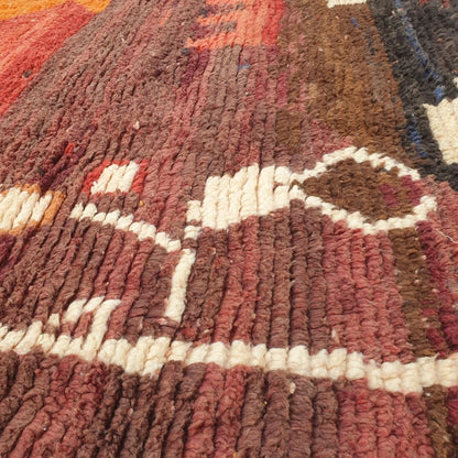 Sakhtra | 9x12 Moroccan Rug - Large Vibrant Boujad Berber Abstract Handwoven Carpet | 9'8"x12'5" Ft | 295x380 cm - OunizZ