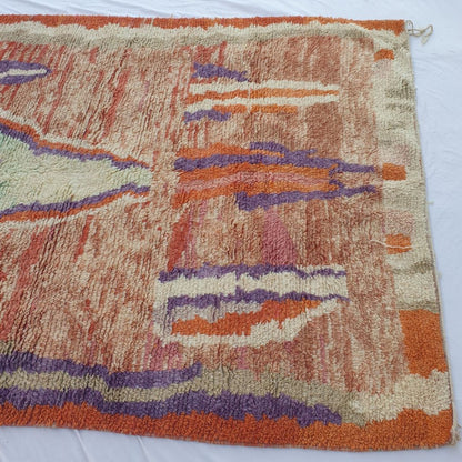 Salika - Vibrant 6x10 Boujad Moroccan Rug - Handwoven Colorful Berber Wool Carpet for Living Room | 6'23x10'17 Ft | 190x310 cm - OunizZ