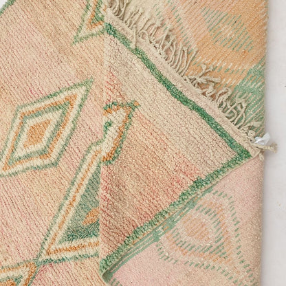 Tagna - Pink Moroccan Rug 6x10 Berber Handmade | 6'62x10'66 Ft | 202x325 cm - OunizZ