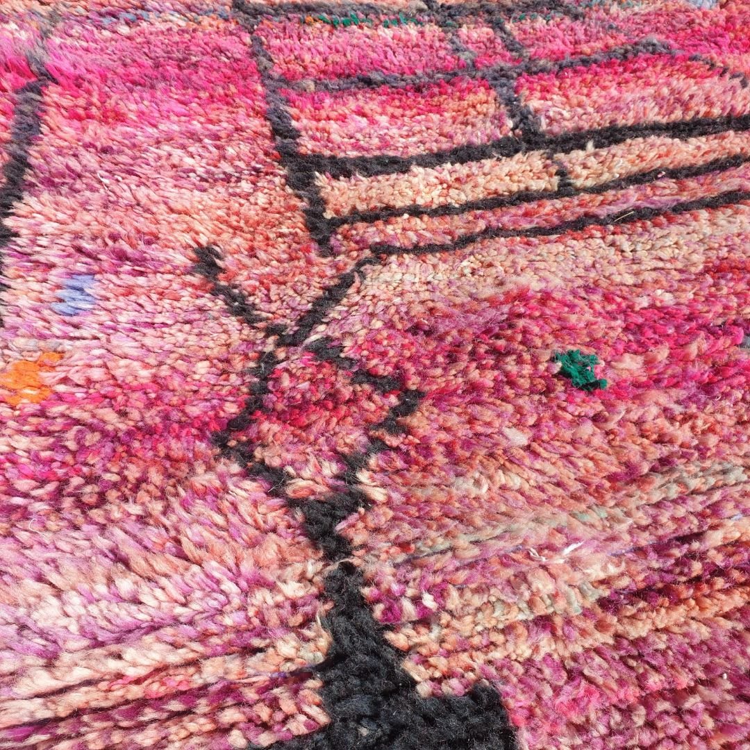 Tayka - MOROCCAN RUG 6x10 BOUJAAD Authentic Berber Rug | Handmade Living room Carpet | 9'97x6'46 Ft | 304x197 cm - OunizZ
