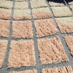 Tryti | Moroccan rug 6x9 Beni Ourain Ultra Soft | Handmade Berber wool Shag Rug | 6'79x9'51 Ft | 207x290 cm - OunizZ