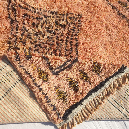 Warda - Luxurious Beni Mrirt 6x9 Moroccan Rug Ultra Soft & Thick | Berber Handmade Wool Carpet | 6'82x9'68 Ft | 208x295 cm - OunizZ