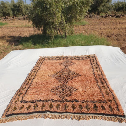 Warda - Luxurious Beni Mrirt 6x9 Moroccan Rug Ultra Soft & Thick | Berber Handmade Wool Carpet | 6'82x9'68 Ft | 208x295 cm - OunizZ