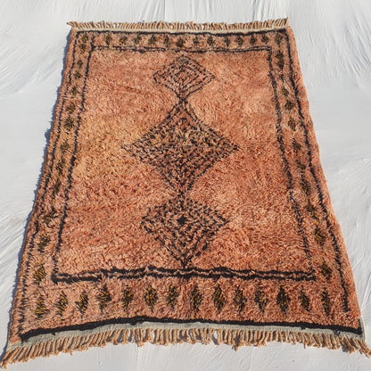 Warda - Luxurious Beni Mrirt 6x9 Moroccan Rug Ultra Soft & Thick | Berber Handmade Wool Carpet | 6'82x9'68 Ft | 208x295 cm - OunizZ