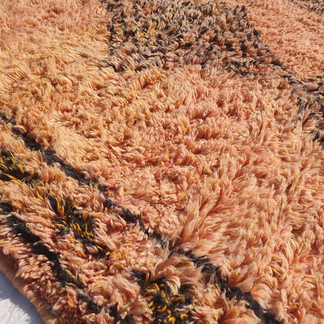 Warda - Luxurious Beni Mrirt 6x9 Moroccan Rug Ultra Soft & Thick | Berber Handmade Wool Carpet | 6'82x9'68 Ft | 208x295 cm - OunizZ