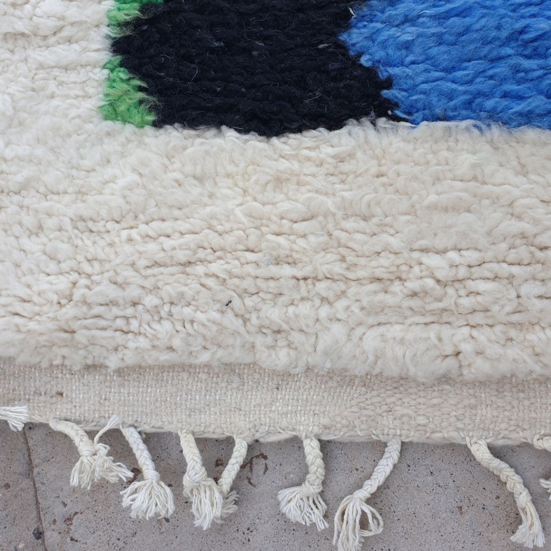 Yuki - Moroccan Beni Ourain Rug 10x13 | 100% wool handmade | 10x13'3 Ft | 4x3 m - OunizZ