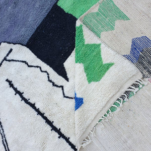 Yuki - Moroccan Beni Ourain Rug 10x13 | 100% wool handmade | 10x13'3 Ft | 4x3 m - OunizZ