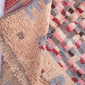 SAHYA | 8'9x5'3 Ft | 2,70x1,60 m | Moroccan Colorful Rug | 100% wool handmade