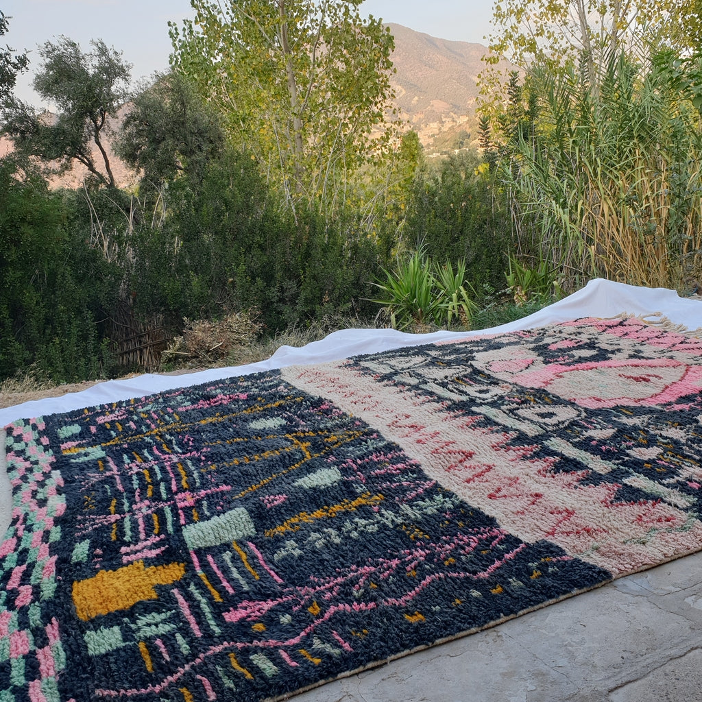DORJA | Boujaad Tæppe 14x10 Ft | 433x310 CM | 100% uld håndlavet i Marokko