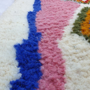 FAGMA | 9'9x6'6 Ft | 3x2 m | Marokkansk Beni Ourain tæppe | 100% uld håndlavet