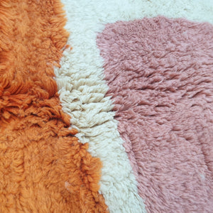 HIDY (Ultra Fluffy Beni tæppe) | 10x8 fod | 300x2,50 m | Marokkansk Beni Mrirt tæppe | 100% uld håndlavet