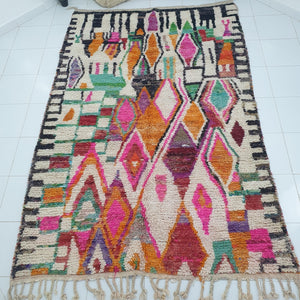 MABILA | Marokkaans vloerkleed Boujaad | 10'2x6'8 voet | 3x2m | 100% wol handgemaakt