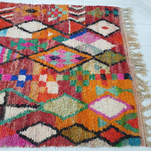 MAINA | Moroccan Rug Boujaad | 10x6'7 Ft | 3x2 m | 100% wool handmade