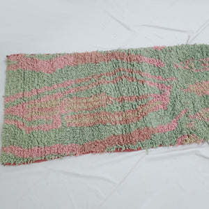 MAREH Runner | 9'6x2'9 Ft | 2,92x0,87 m | Moroccan Colorful Rug | 100% wool handmade