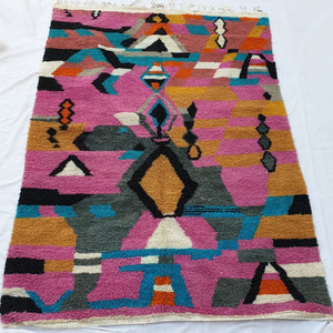 ABLY | 9'4x6'6 Ft | 288x200 cm | Moroccan Colorful Rug | 100% wool handmade - OunizZ