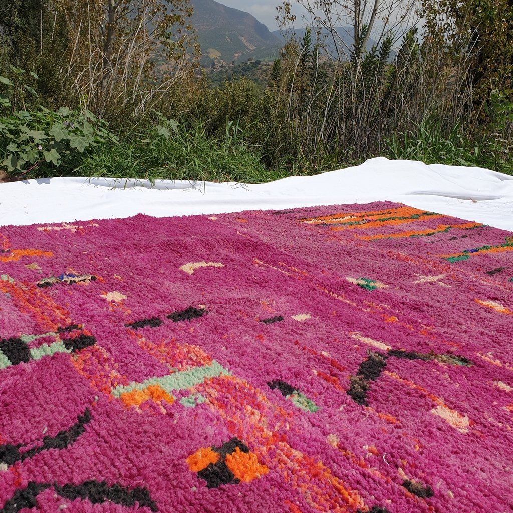 ACHEL | 8'5x6 Ft | 2,5x1,5 m | Moroccan Colorful Rug | 100% wool handmade - OunizZ