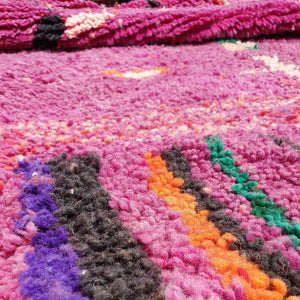 ACHEL | 8'5x6 Ft | 2,5x1,5 m | Moroccan Colorful Rug | 100% wool handmade - OunizZ
