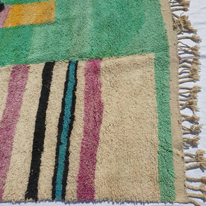 ADGAS | 10x6 Ft | 3x2 m | Moroccan Colorful Rug | 100% wool handmade - OunizZ