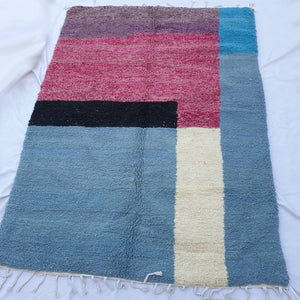 ALSSA | 7x9'8 Ft | 3x2m | Moroccan Beni Ourain Rug | 100% wool handmade - OunizZ