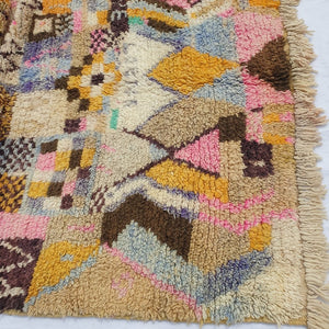ANGUL | 7x5 Ft | 2,5x1,5 m | Moroccan Colorful Rug | 100% wool handmade - OunizZ