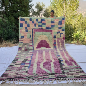 ANIMA | 6'7x11'5 Ft | 3,5x2 m | Moroccan Colorful Rug | 100% wool handmade - OunizZ