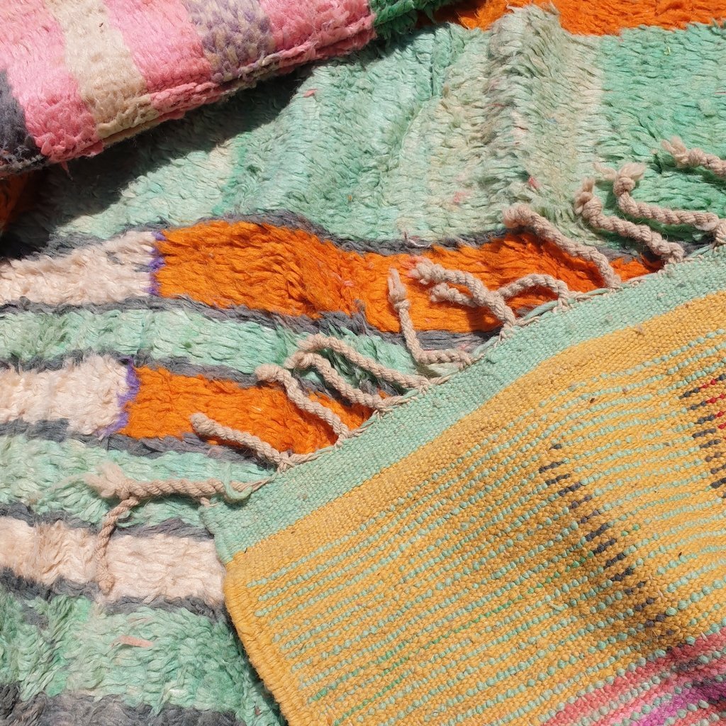 AQSIN | Boujaad Rug 13'7x9'5 Ft 4x3 M | 100% wool handmade in Morocco - OunizZ