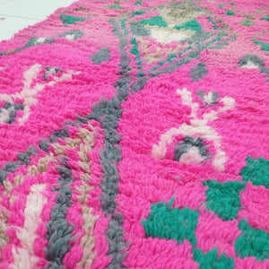 ARA Runner | 9'9x2'5 Ft | 3x0,75 m | Moroccan Colorful Rug | 100% wool handmade - OunizZ