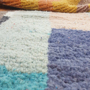 ARABI | 9'7x6'6 Ft | 3x2 m | Moroccan Colorful Rug | 100% wool handmade - OunizZ