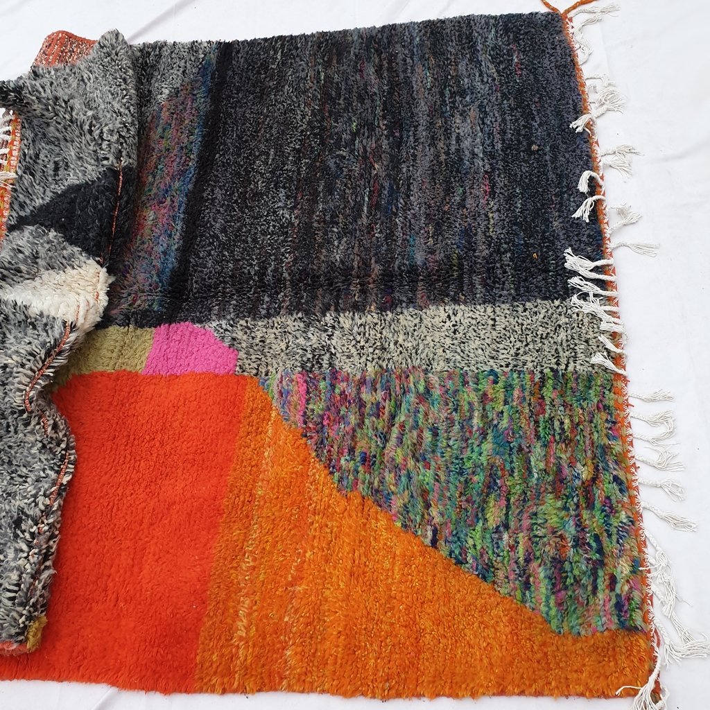 ARANJA | 9'3x6'8 Ft | 2,83x2 m | Moroccan Beni Ourain Rug | 100% wool handmade - OunizZ