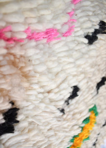AROME | 10'6x6'7 Ft | 323x204 cm | Moroccan White Rug | 100% wool handmade - OunizZ