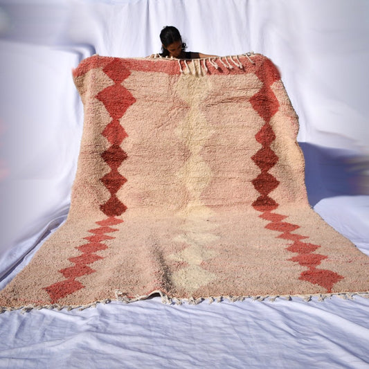 ASSIF | 10x7 Ft | 3x2 m | Moroccan Colorful Rug | 100% wool handmade - OunizZ