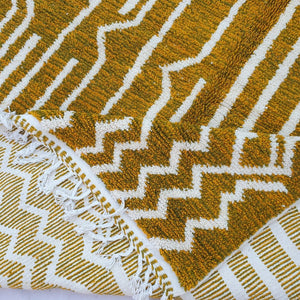 Assyla | Moroccan Rug Beni Ourain | 10x6'82 Ft | 306x208 cm | 100% wool handmade - OunizZ