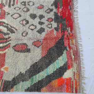 Ateeka - MOROCCAN RUG 6x10 BOUJAAD Authentic Berber Rug | Handmade Living room Carpet | 10'30x6'13 Ft | 314x187 cm - OunizZ