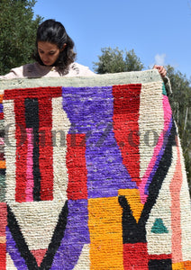AYOUDE | Boujaad Rug | 100% wool handmade in Morocco - OunizZ