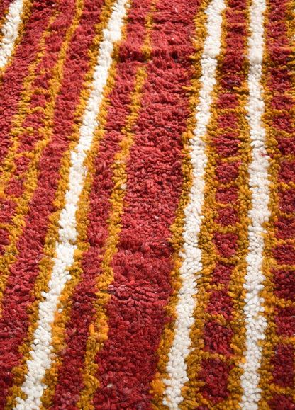 AZALIME | 10'56x6'66 Ft | 322x203 cm | Moroccan red orange Rug | 100% wool handmade - OunizZ